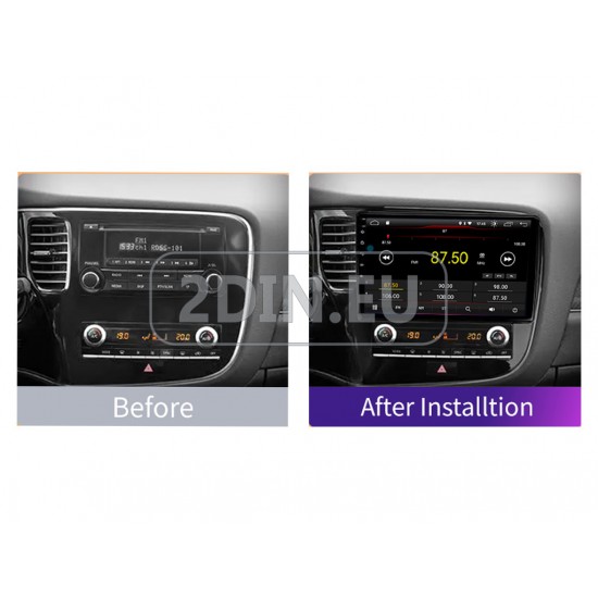 MITSUBISHI OUTLANDER 3 - 10.1" МУЛТИМЕДИЯ / Навигация android 16